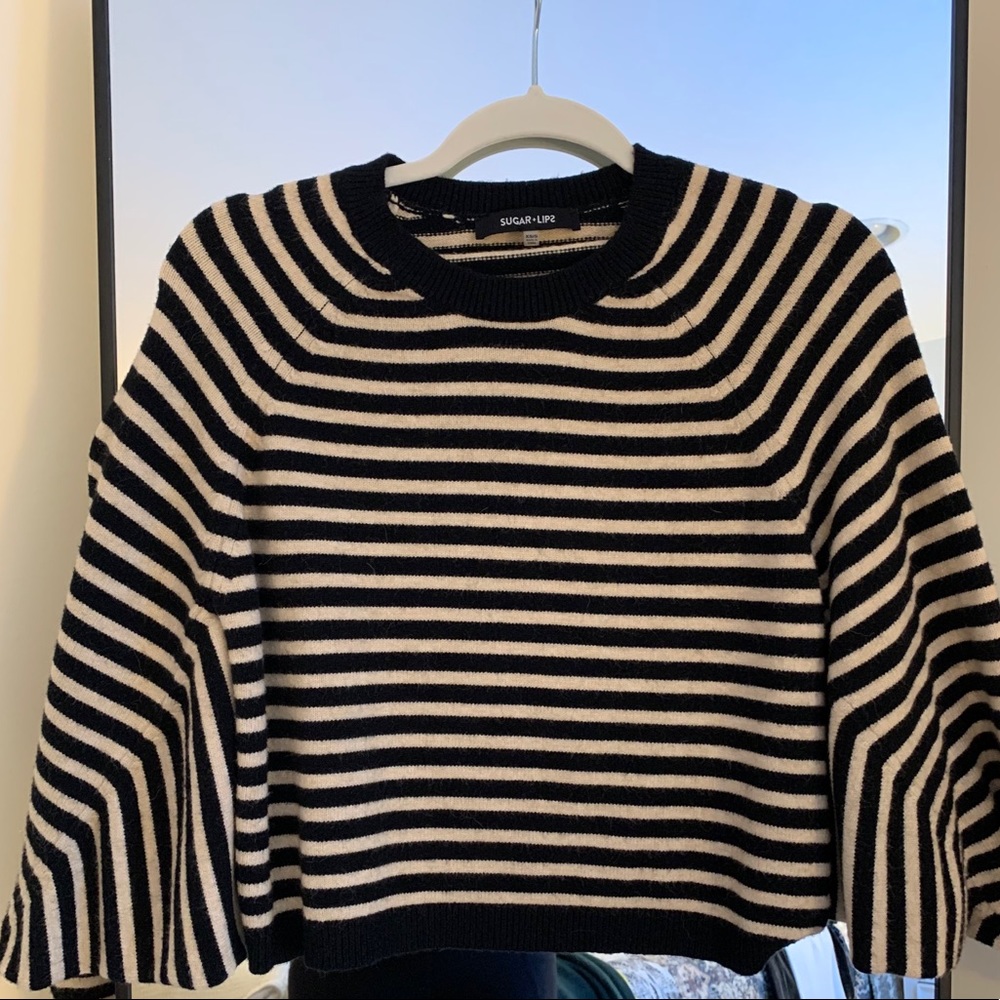 Sugar Lips cropped sweater, worn once
